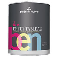 Peinture d'intérieure effet tableau de Benjamin Moore